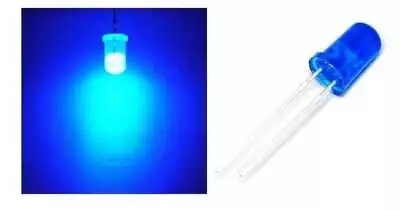 10-1000pc 5mm LED Light Emitting Diodes Blue Lights DIY Bright Blue LED US Ship • $49.99