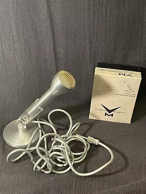 Voice Of Music Microphone Model 1402 & Mic Stand Model 1403 W/Box & Accessories • $70