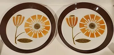 2 Vintage Mikasa Ben Seibel Duplex Lg Flower Platter Tray Japan 2504 Plate 12in  • $42.50