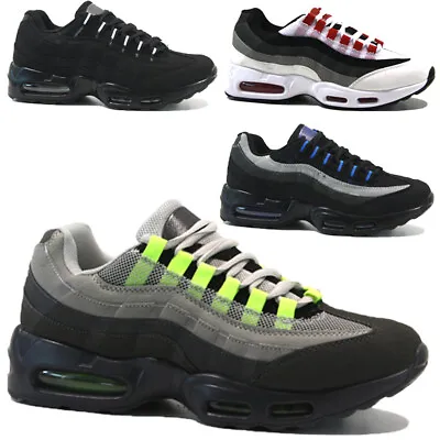 £24.95 • Buy Mens Shock Absorbing Trainers Running Walking Casual Lace Gym Sports Shoes Size
