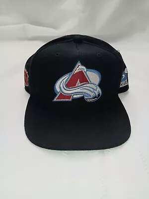 Vintage Sports Specialties NHL Colorado Avalanche SnapBack Hat Black NWOT • $34