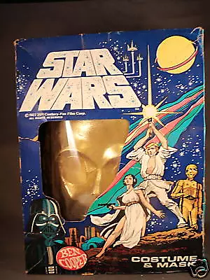 1977 Vintage Ben Cooper C-3PO Costume With Box Medium • $124.95