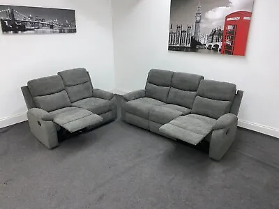 Brand New Trek 3 + 2 Seater Sofa Set Manual Recliner Sofa Set • £995