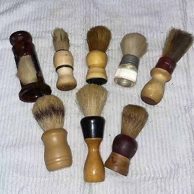 Vintage Shaving Brush Lot - 8 Total • $29.99