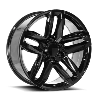 $339.34 • Buy FACTORY REPRODUCTIONS FR94 Z71 Split 5 22X9 6X139.7 ET15 Gloss Blk (Qty Of 1)