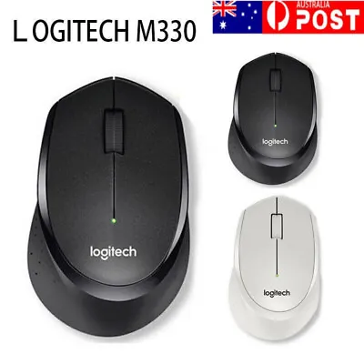 $12.89 • Buy For PC Laptop Computer 2.4GHz Lo√gitech M330 Wireless Mouse Silent Gaming Mouse