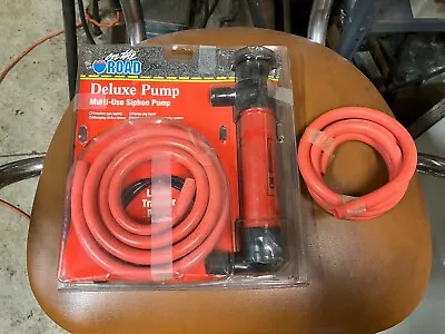 On The Road Multi-Use Deluxe Siphon Liquid Transfer Pump Kit For Gas/Oil/Others • $6.95