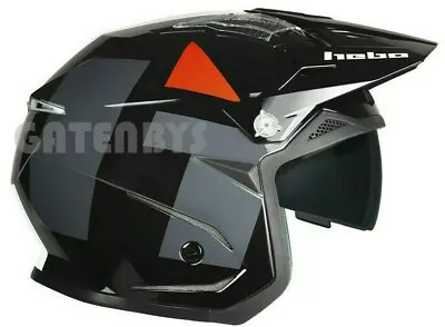 HEBO Zone 5 H-TYPE Trials Helmet Gas Gas Montesa TXT PRO Beta 4RT REV3 EVO RAGA • $130.63