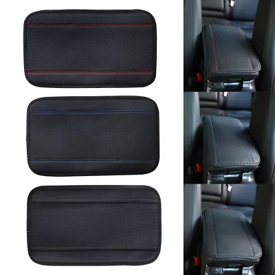 $8.79 • Buy Car Accessories Auto Armrest Cover Pad Center Console Box PU Leather Cushion Mat