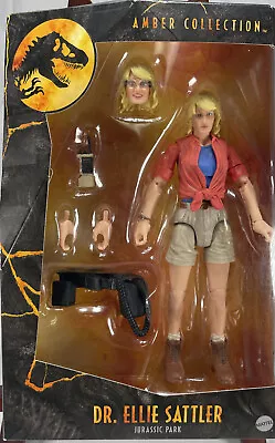 Mattel Jurassic World Amber Collection Dr. Ellie Sattler Figure • $15