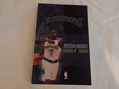 Minnesota Timberwolves 2000-01 MEDIA GUIDE! NEW! NEVER OPENED!! • $4.99