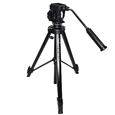 Velbon Tripod DV-48 Camera With Vel-Flo 8 PH-258 Head Video Adjustable Legs • $29.99