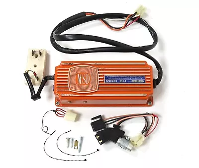 Vintage NOS MSD-6H Orange 6500 SBC BBC Ignition Box With HEI Ignition • $299.95