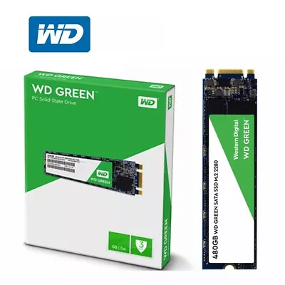 SSD M.2 120GB 240GB 480GB WD Green Western Digital Internal Solid State Drive • $79.95