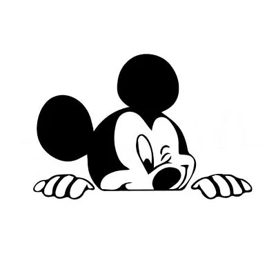 (8) Compatible Disney Mickey Mouse Peeping Car Vinyl Window Decal/Sticker  • $9.95
