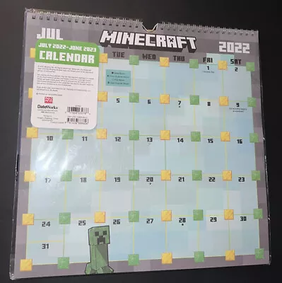 Minecraft Calendar July 2022- June 2023 • $14.30