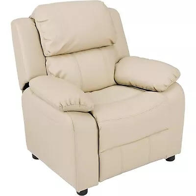 Faux Leather Kids/Youth Recliner With Armrest Storage 3+ Age Group • $119.99