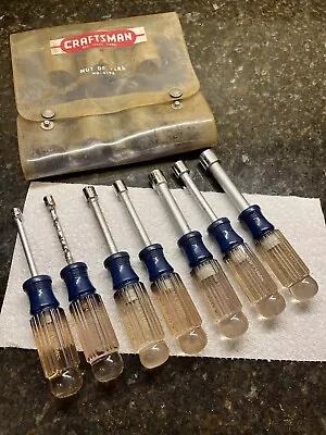 Craftsman Vintage Hallow Shank Nut Driver 7 Piece Set • $50