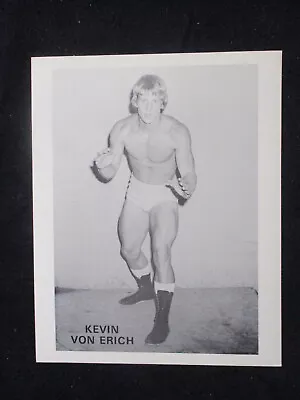 Vintage 1980's Kevin Von Erich Black & White Glossy 8 X 10 Wrestling Photo NICE • $20