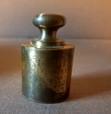 Brass Vintage Antique Scale Weight  Solid ( One Individual Weight ) 500g • $20