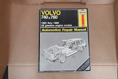 Haynes Repair Manual Volvo 740 & 760 1982-88 All Gasoline Models 1550 (US) • $15