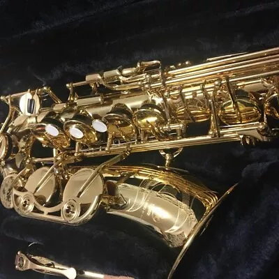 YAMAHA YAS-480 Alto Saxophone Gold Lacquer Finish With Case From Japan Used VGC • $1880