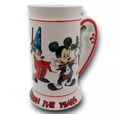 Vintage DISNEY Mickey Through The Years Large Mug Tankard Beer Stein | 22 OZ • $14.95