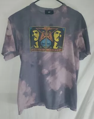Obey Men's Medium  Viva La Revolution  Tie Dye Short Sleeve Graphic Shirt • $10.98