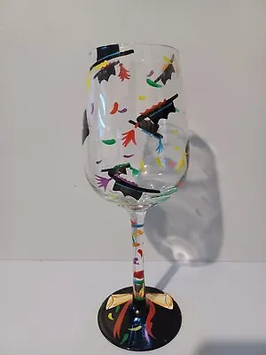 Lolita Hand Painted Wine Glass ‘GRADUATION ' 15oz • £9.90