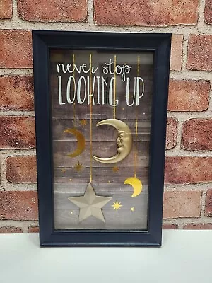 Never Stop Looking Up Framed Wall Art  • $25