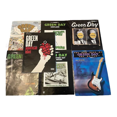 £34.95 • Buy Green Day 7 Guitar Tab Music Book Bundle 