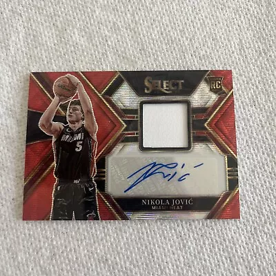 Nikola Jokic Patch Select Miami Heat RC 2022-2023 RJA-NKJ Rookie RPA • $49