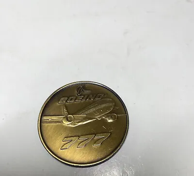 Boeing 777 First Delivery 5 Year Anniversary Coin 2000 • $10