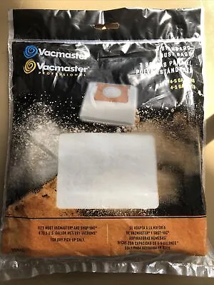 Vacmaster Dust Bags 3 Pack Vacuum 4-5 Gallons Dry For Vacmaster & Shop Vac VDB45 • $4.98