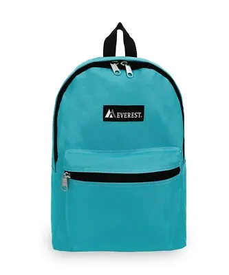 Everest Unisex Basic 15  Backpack TURQUOISE • $15.99