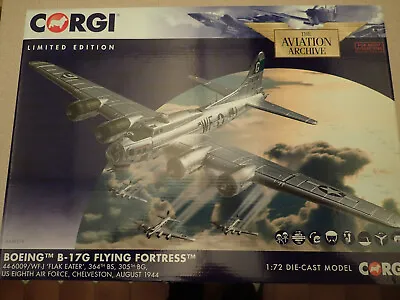 Corgi 1:72 AA33318 Boeing B-17G Flying Fortress Flak Eater Undisplayed Ltd Edn • $265.21