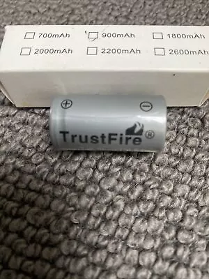 Trustfire 18350 900mAh Battery 3.7V Lithium TF Rechargeable Torch UK Batteries • £4.98