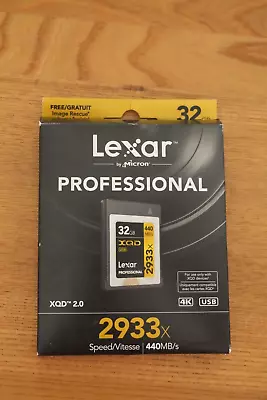 Lexar Professional 32GB XQD Card 2933x • $175