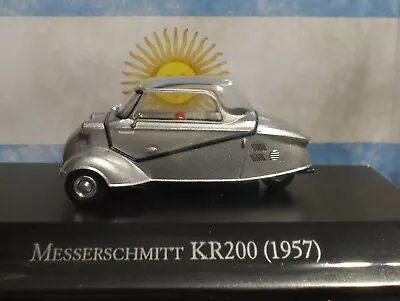 Messerschmitt KR200 1957 Diecast Autos Inolvidables Scale 1:43 Argentina • $37.43