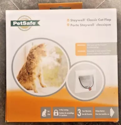 Staywell Petsafe 932 White Magnetic Cat Flap Door And Keys Order Up To 10  • £23