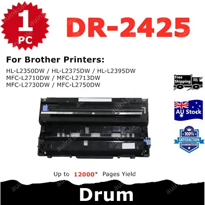 1x Compatible Drum DR-2425 For Brother HL L2350DW L2375DW MFC L2713DW L2730DW • $28