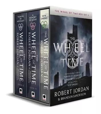 The Wheel Of Time Box Set 5: Books 13 14 & Prequel (Towers Of Midnight A Memor • $53.04