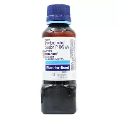 Betadine 10% Solution Povidone-Iodine 100ml Antiseptic Solution • £11.03