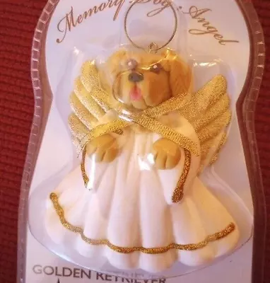 Rainbow Bridge Golden Retriever Angel Memory Ornament Figurine Dog Fur Baby • $3.35