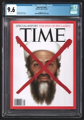 Osama Bin Laden TIME Magazine May 202011  Newsstand CGC 9.6 • $695