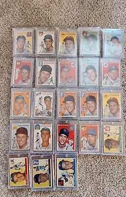 1954 Topps Baseball Card LOT Of 19 - Excellent & Lot Of 4 1955 Lopat Woodling.. • $29.99