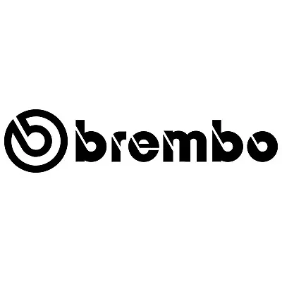 For Brembo Brakes Set Of 4 Brembo Brake Caliper BLACK Decal (2 Large 2 Small) • $19.23