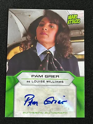£158.61 • Buy 2013 Topps Mars Attacks Invasion Pam Grier Louise Williams Autographed Card (aa)