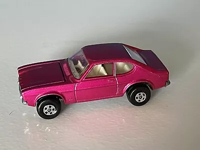 Matchbox Lesney Superfast 54 Ford Capri In Purple-pink With Tow Bar. 1970 • £12.99