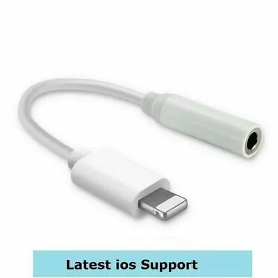 8 Pin To 3.5 Mm Headphone Audio Jack Adapter Cable For IPhone 8 7 11 12 X 6S • $12.84